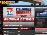 Newcastle Knights Membership for last 10 home games from $65 (adult) and from $30 (child)