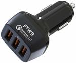 FTW9 Drive 54W Car Charger 3 Ports Quick Charge 3.0 $14.95 (Was $37.95) + Delivery (Free with Prime/ $49 Spend) @ FTW9 Amazon AU