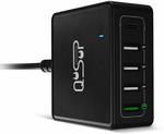 QUSUP 5-Port 60W USB Wall Charger with Type-C PD 60W $30.59 + Delivery (Free with Prime / $49 Spend) @ QUSUP Amazon AU