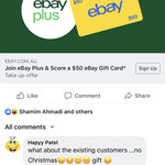 eBay Plus Skip The Trail Pay $49 and Get $50 eBay Gift Card