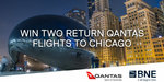 Win 2x Return Flights Brisbane to Chicago with Qantas from Brisbane Airport