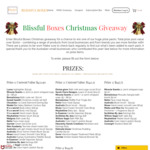 Win 1 of 4 Christmas Hampers from Blissful Boxes