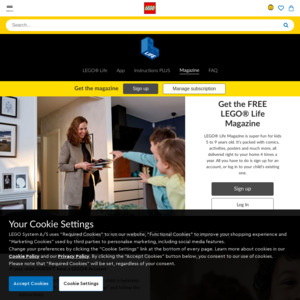 Lego life online website