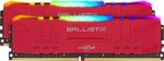 Crucial Ballistix RGB Gaming Memory, 32GB Kit (2x16GB) DDR4 3600MHz CL16 $305.19 + Delivery (Free with Prime) @ Amazon US via AU