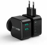 BlitzWolf BW-S6 18W Dual USB QC3.0 Charger US$8.59 (A$12.48) and BW-P9 Power Bank US$13.59 (A$19.75) Delivered @ Banggood AU
