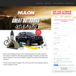 Win a 2020 Nissan Navara & Gift Card Package Worth $52,500 or 1 of 10 $500 Gift Cards from Nulon