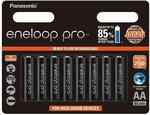 Panasonic Eneloop Pro AA Rechargeable Batteries 8-Pack $44.00 with Free Shipping @ TechLake