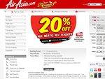 AirAsia - 20% Off All Seats All Flights