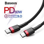 Baseus Braided 0.5m PD 60W Type-C to Type-C Cable US$1.63 (~A$2.15) @ BASEUS Officialflagship Store AliExpress