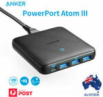 Anker PowerPort Atom III Slim 65W Charger $50.99 Delivered @ AnkerDirect eBay