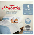 [eBay Plus] Sunbeam Sleep Express Electric Blanket: Single Bed $31.96, Double Bed $59.96, Queen Bed $67.96 Delivered @ Myer eBay