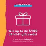 Win 1 of 3 JB Hi-Fi $100 Gift Cards from Instinct and Reason