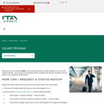 Skyteam Status Match with Several Airlines (Must Sign up & Request Match) @ ITA Airways