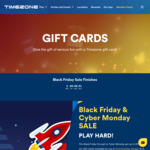 20% off $200 Zone Bowling / Timezone / Kingpin E-Gift Card for $160 @ Timezone
