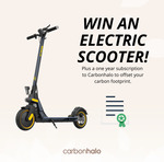 Win an Electric Scooter Valued at $899 & 1 Year Subscription from carbonhalo