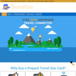 Travel Sim Cards: USA 30-Days $24,  ASEAN 5-Days $12, EU/UK 14-Days $15.50 Delivered @ TravelKon