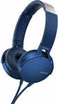 Sony MDR-XB550AP Extra Bass Wired on Ear Headphones $59.40 + Delivery ($0 C&C/ in-Store) @ JB Hi-Fi