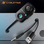 Cabletime Car Audio Bluetooth 5.1 Receiver US$7.68 (~A$11.12) Delivered @ Cabletime Official AliExpress