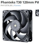 Phanteks T30 120mm PWM Fan $33 (Was $45), 3-Pack $96 (Was $129) + Shipping @ PC Case Gear