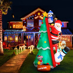 Inflatable Christmas Tree Santa 1.8m Decorations Outdoor LED Light  $110 Delivered @ SIX RIVERS EDGE