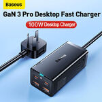 Baseus 100W GaN3 Pro (2A + 2C + 2AC) Desktop Powerstrip $63.51 ($61.92 eBay Plus) Delivered @ Baseus Official eBay