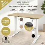 [eBay Plus] Dual Motorised Electric Desk (80kg Capacity) with 150cm Top $284.13 Delivered @ Lazy Maisons eBay