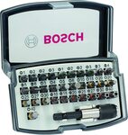 Bosch Professional 32 pcs. Screwdriver Bit Set Extra Hard $17.61 Delivered @ Amazon AU
