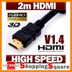 HDMI Cable V1.4 3D High Speed with Ethernet 1M @ $1.95, 2M @ $3.95, 3M @ $5.89
