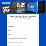 Win a Tool Armour Workshop Tool Kit (1,057 Pieces) Worth over $14,000 from Kincrome