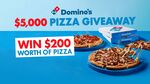 Win 1 of 25 Domino's Pizza Prizes Worth $202.93 from Nine Entertainment