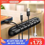 QOOVI Cable Organizer 2-Piece of 3-Clip, 5-Clip or 7-Clip US$0.25/A$0.59 Delivered @ QOOVI Official Store AliExpress (New Users)
