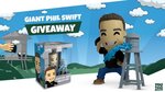 Win 1 of 5 Giant Phil Swift Youtooz from Youtooz