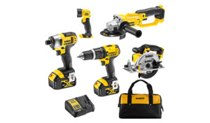 DeWalt 5 Piece 18V 5.0Ah XR Combo Kit 399.99 Was 699.99