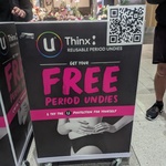 [NSW] Free U by Kotex Thinx Reusable Period Undies @ Macquarie Centre