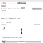 Cobram Estate Extra Virgin Olive Oil 750ml $9 | Luv-a-Duck Frozen Duck 2.1kg $15 (Was $26.20) @ Coles