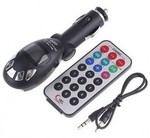 1.0" LCD Car MP3 Player FM Transmitter with Remote Controller (Black) - $4.4+Free Shipping