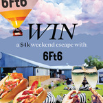 Win a 2 Night Stay at Novotel Geelong, Wine Tour, Hot Air Balloon Ride, Lunch, Wine (Worth $4840) from 6ft6 Wines