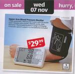 Visage Blood Pressure Monitor $29.99, Vivid AM/FM Shower Radio $9.99 - Aldi (from Wed Nov 7th)