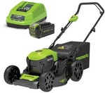 Greenworks 40V Lawn Mower 4.0Ah Kit 460mm $699, Free 40V String Trimmer & 4.0Ah Battery + Local Delivery ($0 C&C) @ Mitre 10
