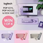 Win 1 of 4 Logitech POP Keyboard, Mouse and Mat Sets from JB Hi-Fi
