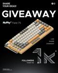 Win a Field 75 Mechanical Keyboard from Nuphy