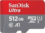 SanDisk Ultra 512GB microSDXC Card $32.69 + Delivery ($0 with Prime/ $59 Spend) @ Amazon Germany via AU