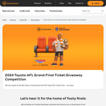 [VIC] Win 2 General Admission Tickets to 2024 Toyota AFL Grand Final Worth $472ea - Bankwest Customers Only