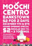 Moochi Natural Frozen Yoghurt @ Centro Bankstown $2 for Regular + 3 toppings!
