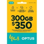 Optus $350 300GB 365-Day Prepaid SIM Starter Kit for $199 in-Store Only @ Coles