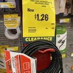 Antsig 10m Male-to-Male Toslink/Optical Audio Cable $1.26 @ Bunnings (Clearence)