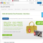 eBay - 100 Free Listings (Non-Store Only) 31st May to 7th June