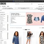 Up to 30% off on Selected Items on ASOS