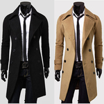 Men Long Trench Coat, - USD $28.69 Now down from $56 Delivered (out of Stock Currently)