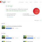 Sygic Android Lifetime Offline Maps 25% off on Top of 30% off Sale